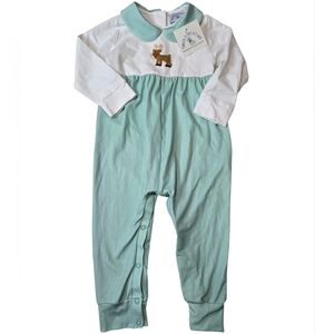 Smock It Like It's Hot Longall With French Knot Reindeer